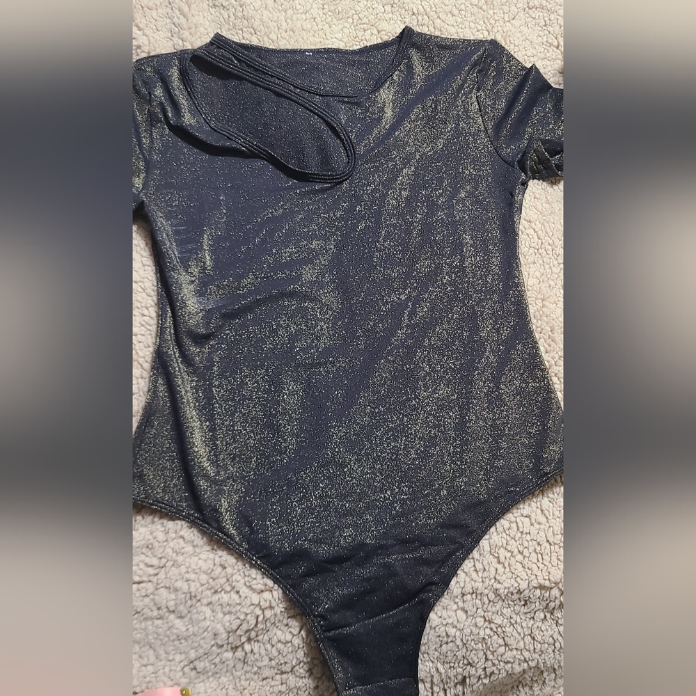 Metallic Bodysuit.